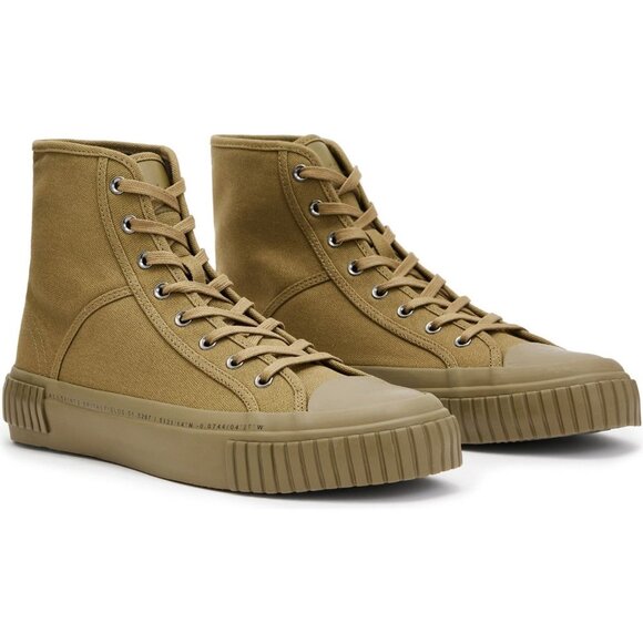 All Saints Shoes - Allsaints Dana Ghost High Top Sneaker Olive Green EU 40